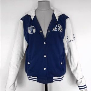 Blue & White Varsity Jacket